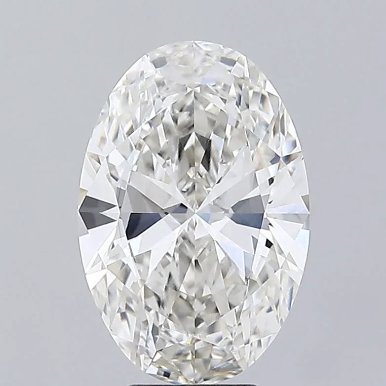 5.53ct Oval Lab Grown Diamond (Colour G, Clarity VVS2, IGI Certified)