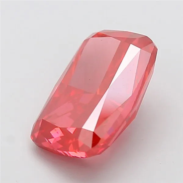 5.54ct Cushion modified Lab Grown Diamond (Colour Fancy Vivid Red, Clarity VS1, IGI Certified)
