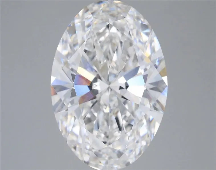 5.55ct Oval Lab Grown Diamond (Colour E, Clarity VVS2, IGI Certified)