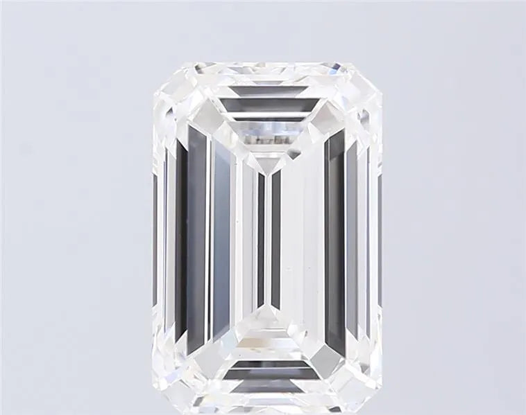 5.56ct Emerald Lab Grown Diamond (Colour F, Clarity VVS2, IGI Certified)