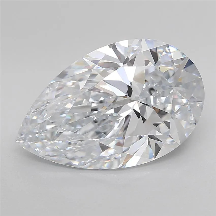 5.56ct Pear Lab Grown Diamond (Colour F, Clarity IF, Cut EX, IGI Certified)