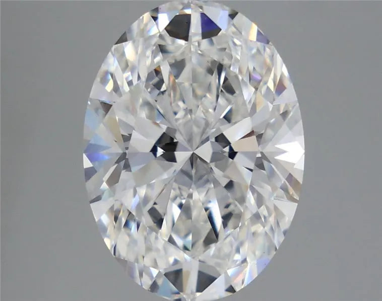 5.58ct Oval Lab Grown Diamond (Colour E, Clarity VVS2, IGI Certified)