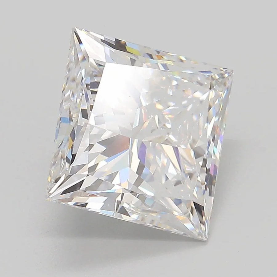5.58ct Princess Lab Grown Diamond (Colour E, Clarity VVS2, IGI Certified)