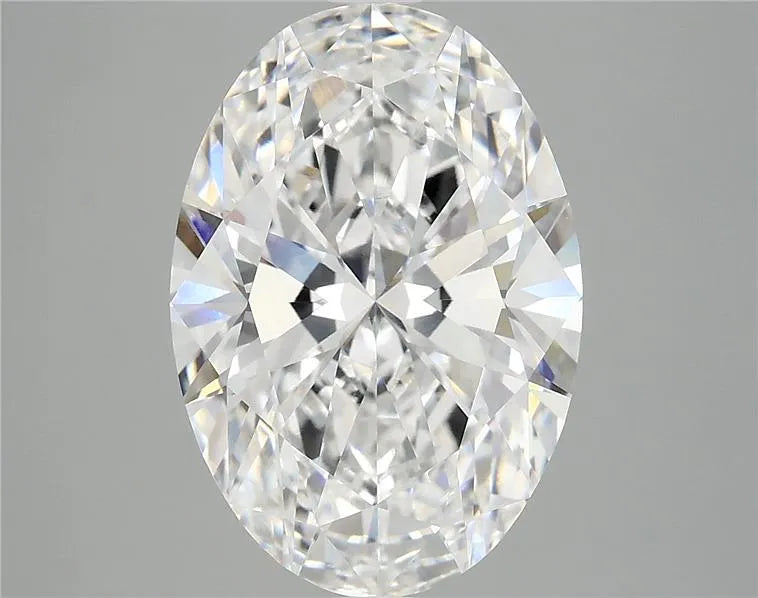 5.60ct Oval Lab Grown Diamond (Colour D, Clarity VVS2, IGI Certified)
