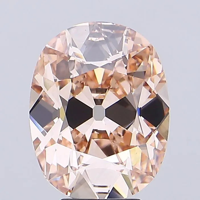 5.66ct Cushion brilliant Lab Grown Diamond (Colour Fancy Brown Pink, Clarity VS1, IGI Certified)