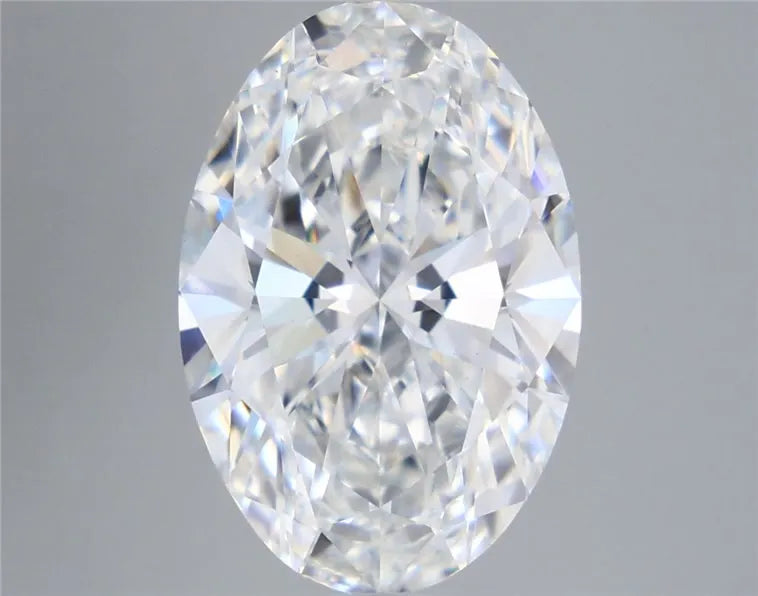 5.66ct Oval Lab Grown Diamond (Colour E, Clarity VS1, IGI Certified)