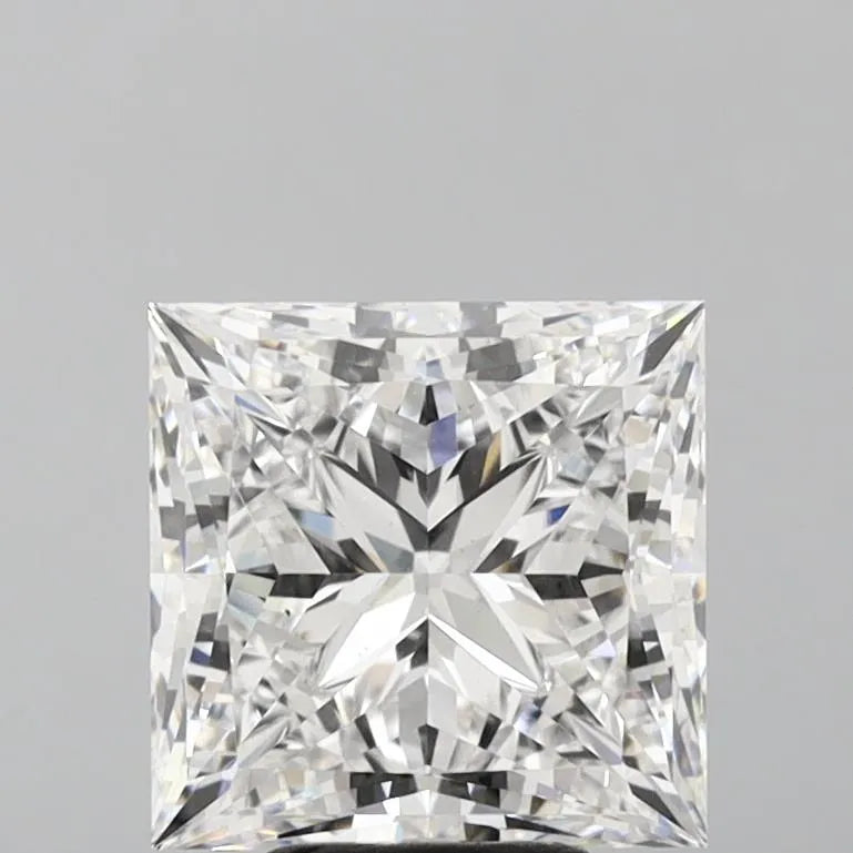 5.66ct Princess Lab Grown Diamond (Colour E, Clarity VS2, IGI Certified)