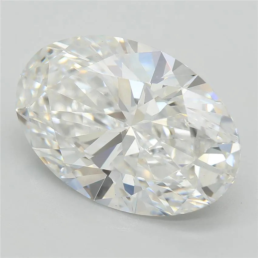 5.70ct Oval Lab Grown Diamond (Colour G, Clarity VS1, Cut ID, GCAL Certified)