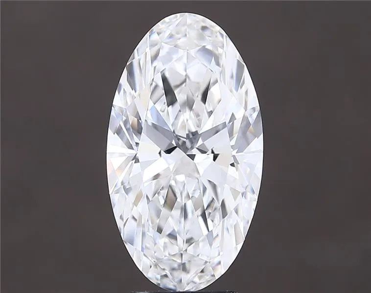 5.71ct Oval Lab Grown Diamond (Colour E, Clarity VVS2, IGI Certified)