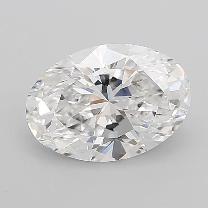 5.76ct Oval Lab Grown Diamond (Colour E, Clarity VVS2, IGI Certified)