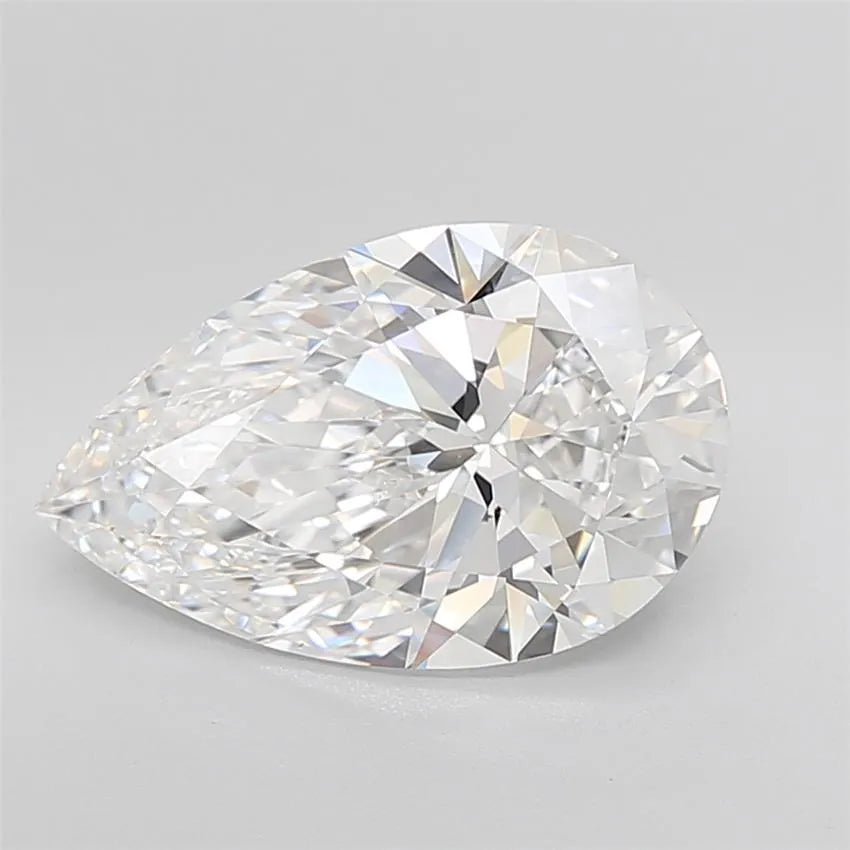 5.90ct Pear Lab Grown Diamond (Colour E, Clarity VVS1, Cut EX, IGI Certified)