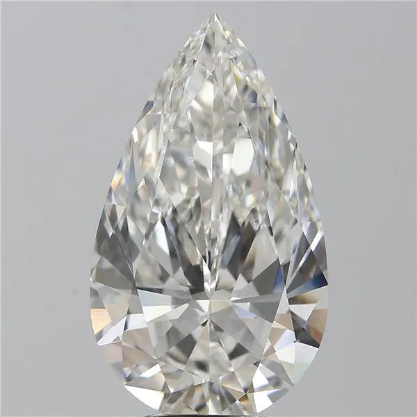 5.92ct Pear Lab Grown Diamond (Colour F, Clarity VVS2, IGI Certified)