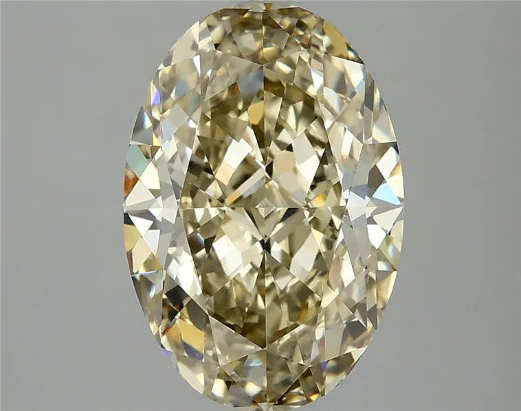 5.07ct Oval Lab Grown Diamond (Colour Fancy Intense Yellow, Clarity VVS2, IGI Certified)