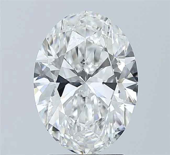 3.00ct Oval Lab Grown Diamond (Colour E, Clarity VVS2, IGI Certified)