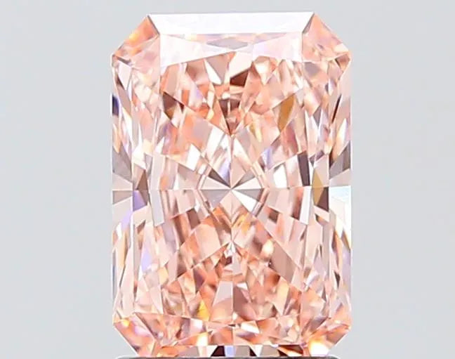 2.00ct Radiant Lab Grown Diamond (Colour Fancy Intense Pink, Clarity VS1, IGI Certified)