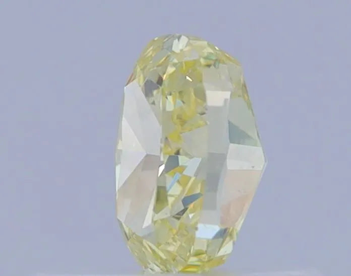0.51ct Cushion brilliant Natural Diamond (Colour Fancy Yellow, Clarity SI2, GIA Certified)