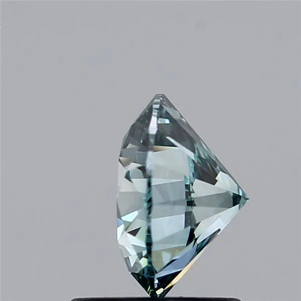 1.13ct Round Lab Grown Diamond (Colour Fancy Intense Greenish Blue, Clarity VS1, Cut GD, IGI Certified)