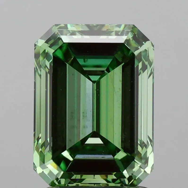 2.04ct Emerald Lab Grown Diamond (Colour Fancy Vivid Green, Clarity VS2, IGI Certified)