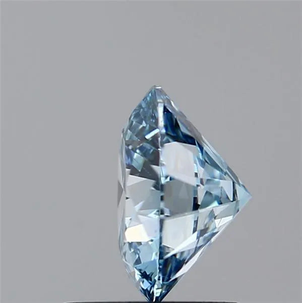 1.05ct Round Lab Grown Diamond (Colour Fancy Light Blue, Clarity SI2, Cut ID, IGI Certified)