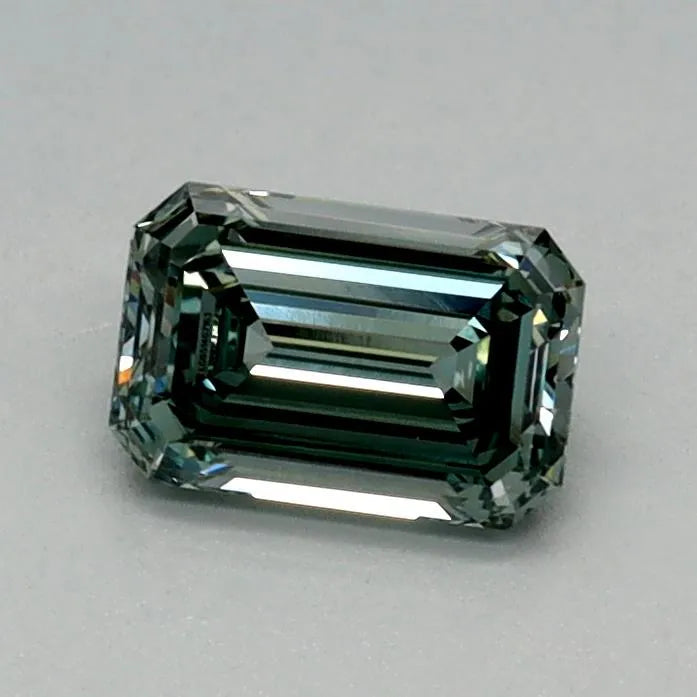 0.51ct Emerald Lab Grown Diamond (Colour Fancy Intense Green, Clarity VVS2, IGI Certified)