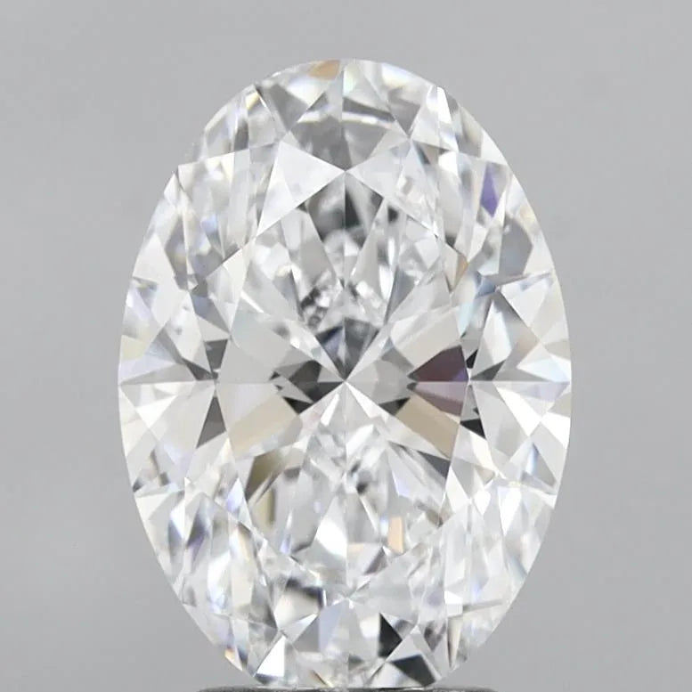 3.00ct Oval Lab Grown Diamond (Colour E, Clarity VVS1, IGI Certified)