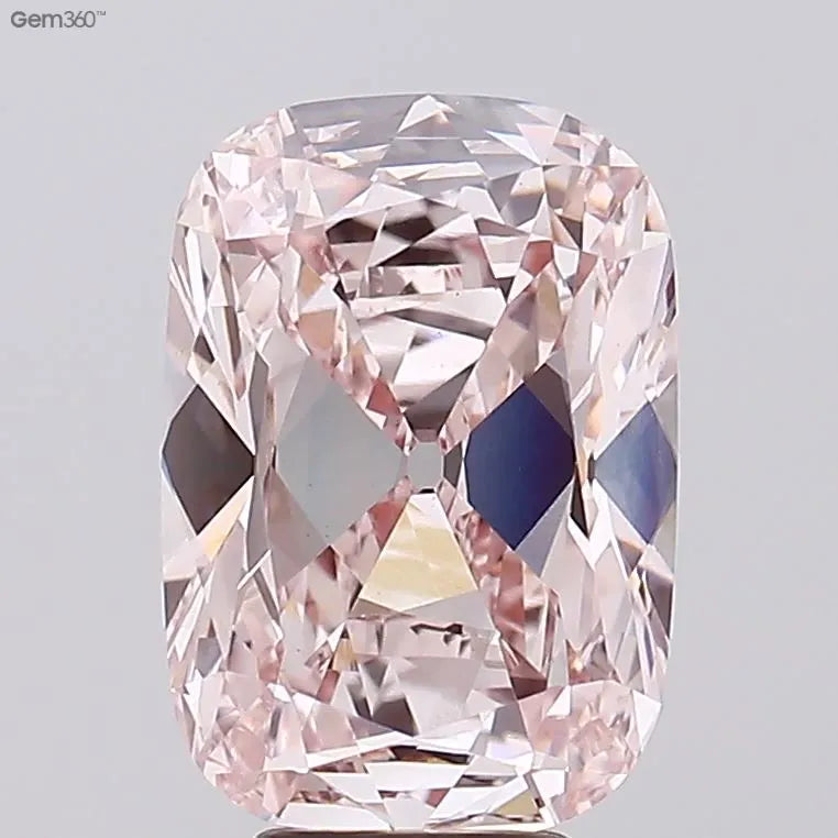 6.00ct Cushion brilliant Lab Grown Diamond (Colour Fancy Pink, Clarity VVS2, IGI Certified)