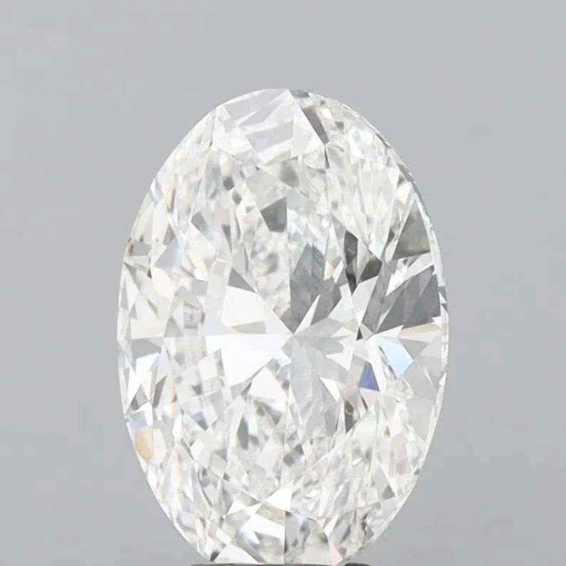 6.00ct Oval Lab Grown Diamond (Colour E, Clarity VVS2, IGI Certified)