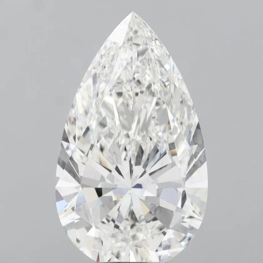 6.00ct Pear Lab Grown Diamond (Colour F, Clarity VVS2, IGI Certified)