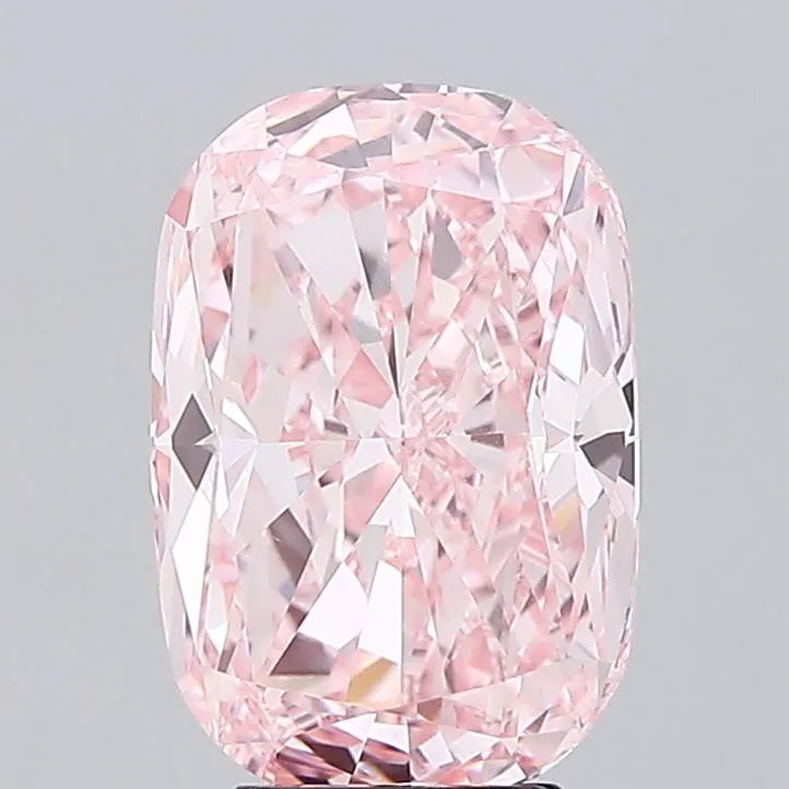 6.01ct Cushion modified Lab Grown Diamond (Colour Fancy Vivid Pink, Clarity VVS2, IGI Certified)