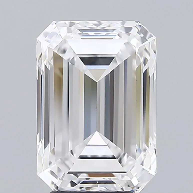 6.01ct Emerald Lab Grown Diamond (Colour D, Clarity VVS2, IGI Certified)