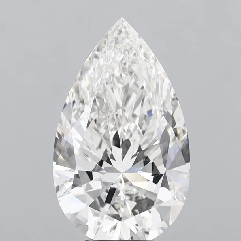 6.01ct Pear Lab Grown Diamond (Colour F, Clarity VVS2, IGI Certified)