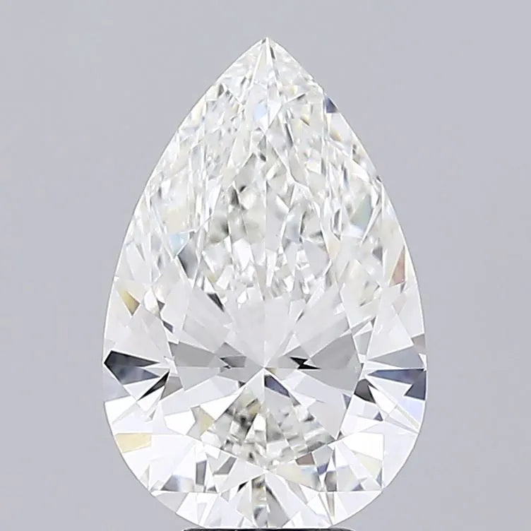 6.01ct Pear Lab Grown Diamond (Colour G, Clarity VVS2, IGI Certified)