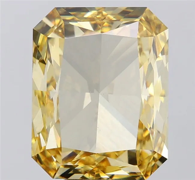 6.01ct Radiant Lab Grown Diamond (Colour Fancy Yellow, Clarity VS1, IGI Certified)