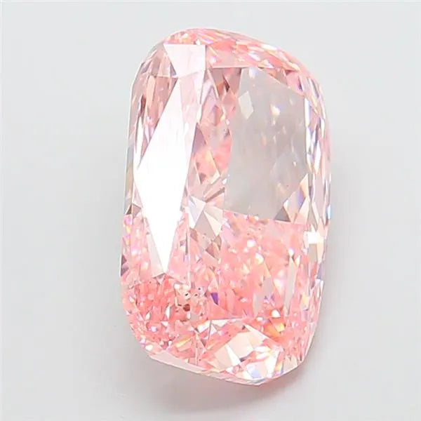 6.02ct Cushion modified Lab Grown Diamond (Colour Fancy Vivid Pink, Clarity VS2, IGI Certified)