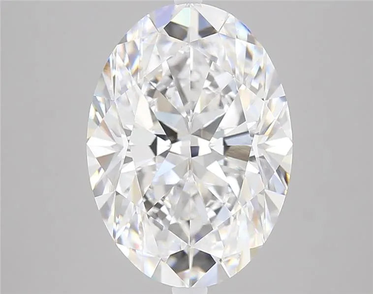 6.02ct Oval Lab Grown Diamond (Colour D, Clarity VVS2, IGI Certified)
