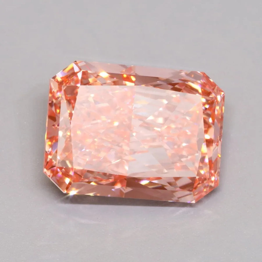 6.02ct Radiant Lab Grown Diamond (Colour Fancy Vivid Pink, Clarity VS1, IGI Certified)
