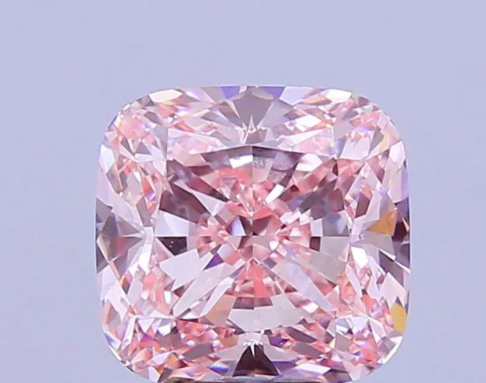 6.03ct Cushion modified Lab Grown Diamond (Colour Fancy Intense Pink, Clarity VS1, IGI Certified)