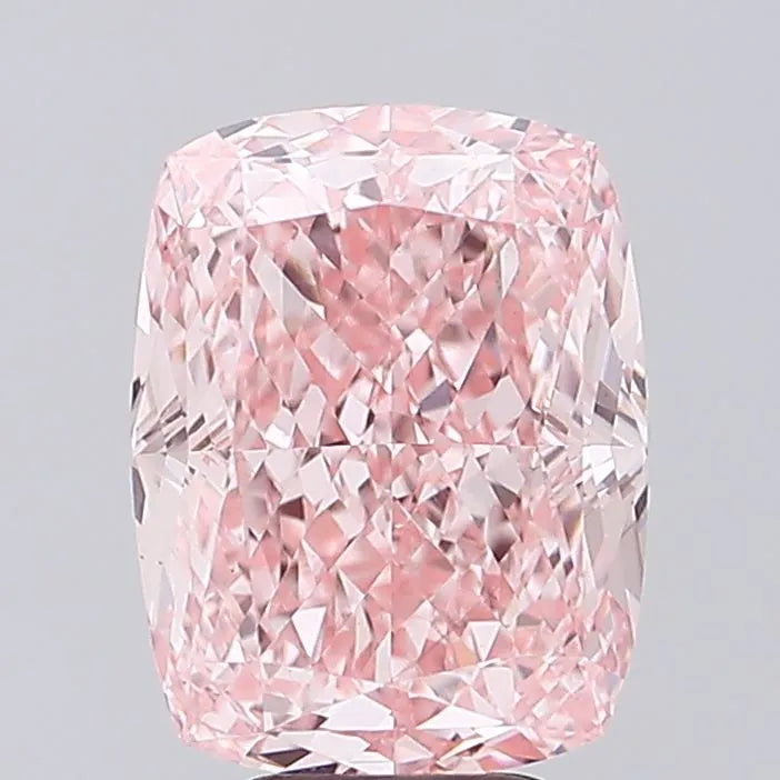 6.04ct Cushion modified Lab Grown Diamond (Colour Fancy Vivid Pink, Clarity VS1, IGI Certified)