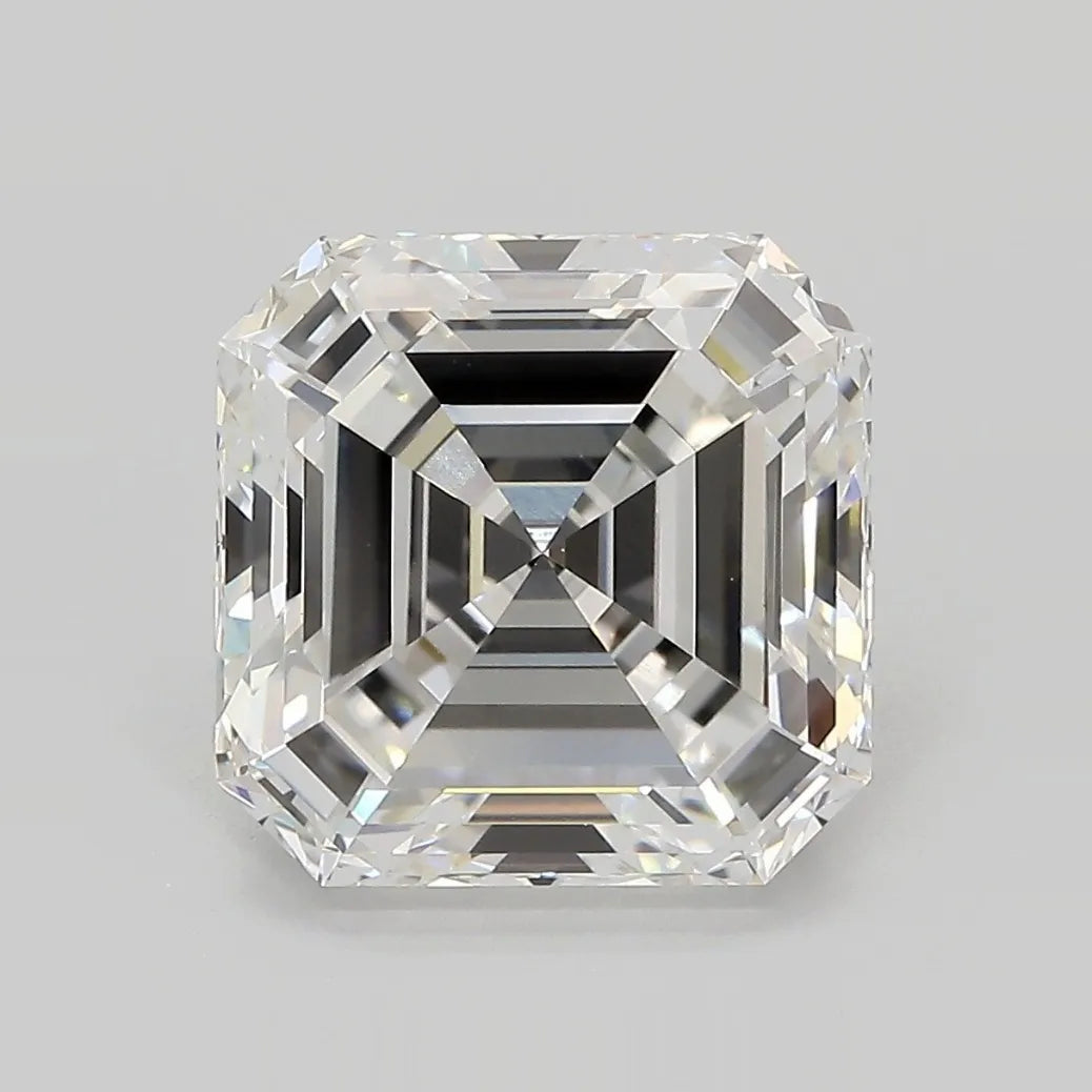 6.06ct Asscher Lab Grown Diamond (Colour E, Clarity VVS2, IGI Certified)