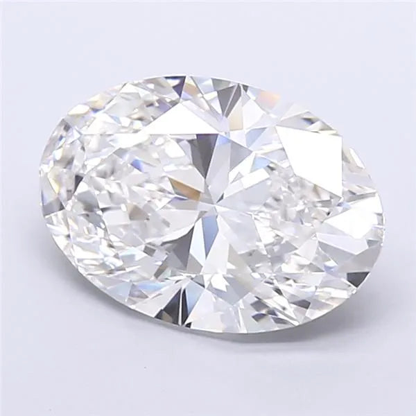 6.06ct Oval Lab Grown Diamond (Colour D, Clarity VVS2, IGI Certified)