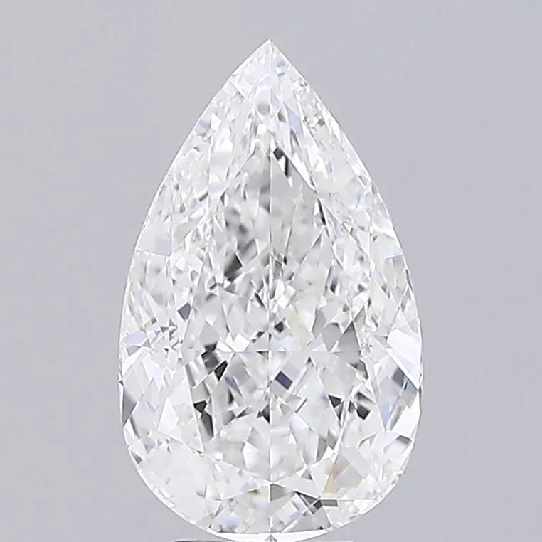 6.06ct Pear Lab Grown Diamond (Colour D, Clarity VVS2, IGI Certified)