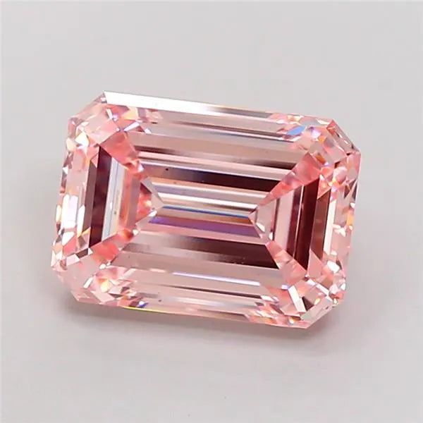 6.07ct Emerald Lab Grown Diamond (Colour Fancy Intense Pink, Clarity VS1, IGI Certified)