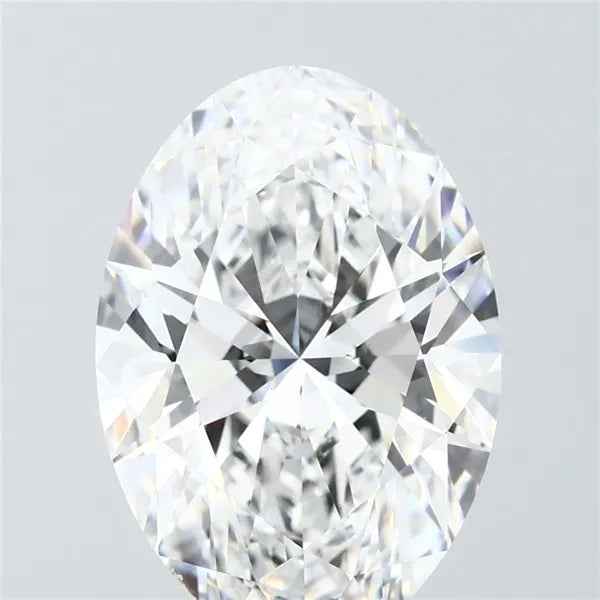 6.07ct Oval Lab Grown Diamond (Colour E, Clarity VVS2, IGI Certified)
