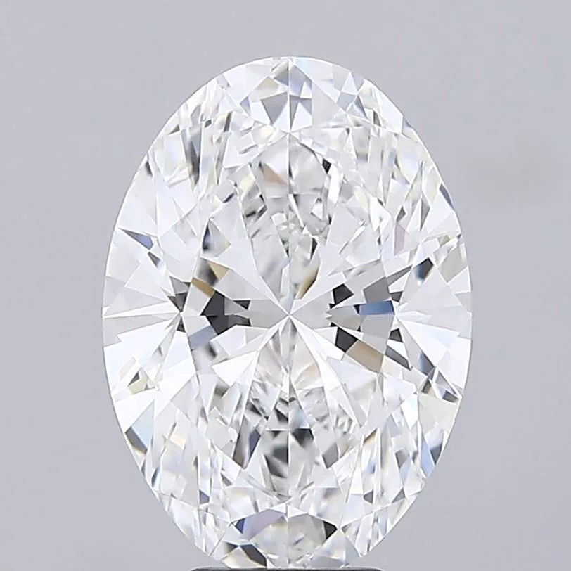 6.08ct Oval Lab Grown Diamond (Colour D, Clarity VVS2, IGI Certified)