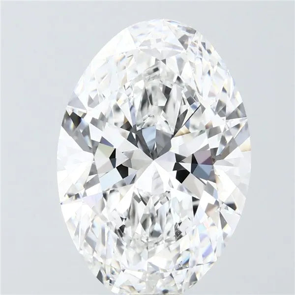 6.08ct Oval Lab Grown Diamond (Colour D, Clarity VVS2, IGI Certified)