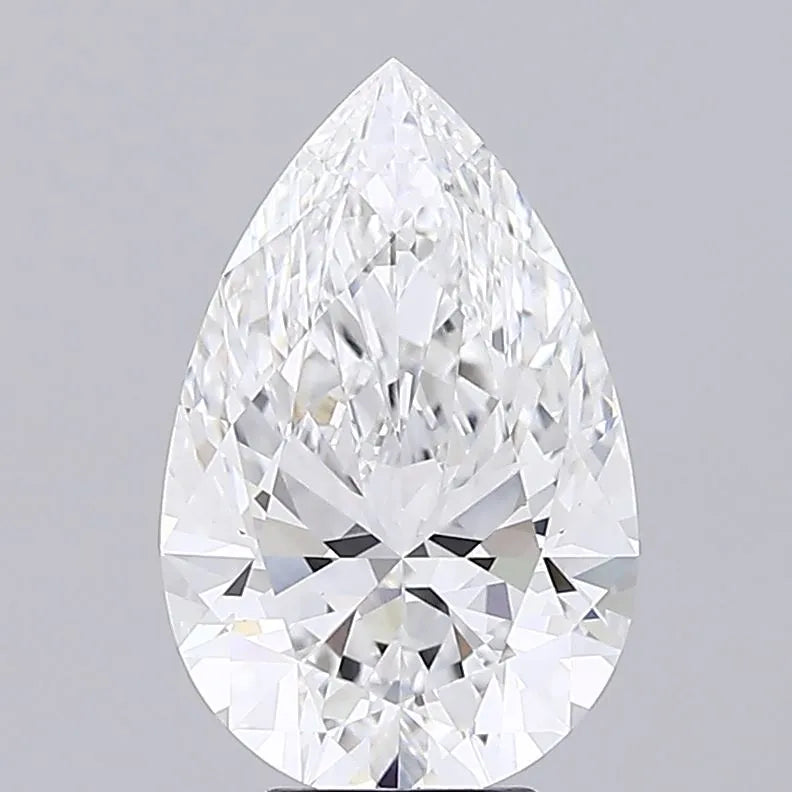 6.08ct Pear Lab Grown Diamond (Colour E, Clarity VVS2, IGI Certified)