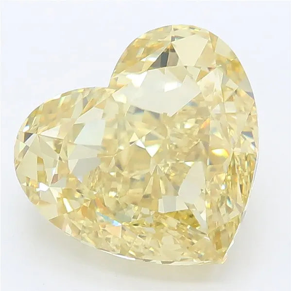 6.09ct Heart Lab Grown Diamond (Colour Fancy Yellow, Clarity VVS2, IGI Certified)