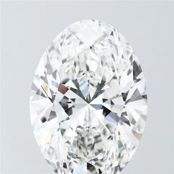 6.09ct Oval Lab Grown Diamond (Colour E, Clarity VVS2, IGI Certified)
