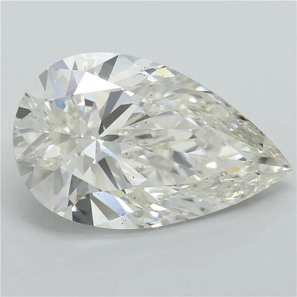 6.11ct Pear Lab Grown Diamond (Colour J, Clarity SI1, Cut EX, IGI Certified)