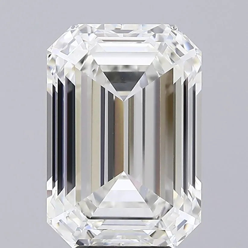6.17ct Emerald Lab Grown Diamond (Colour G, Clarity VVS2, Cut VG, IGI Certified)